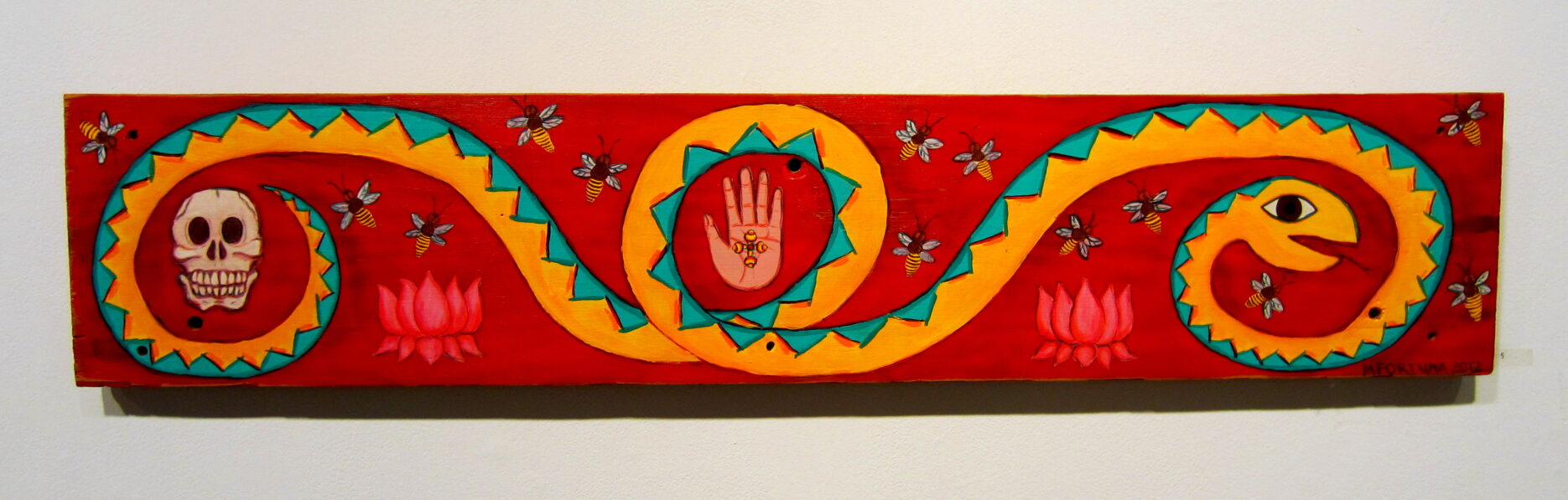 Yellow Snake with Bees 2011